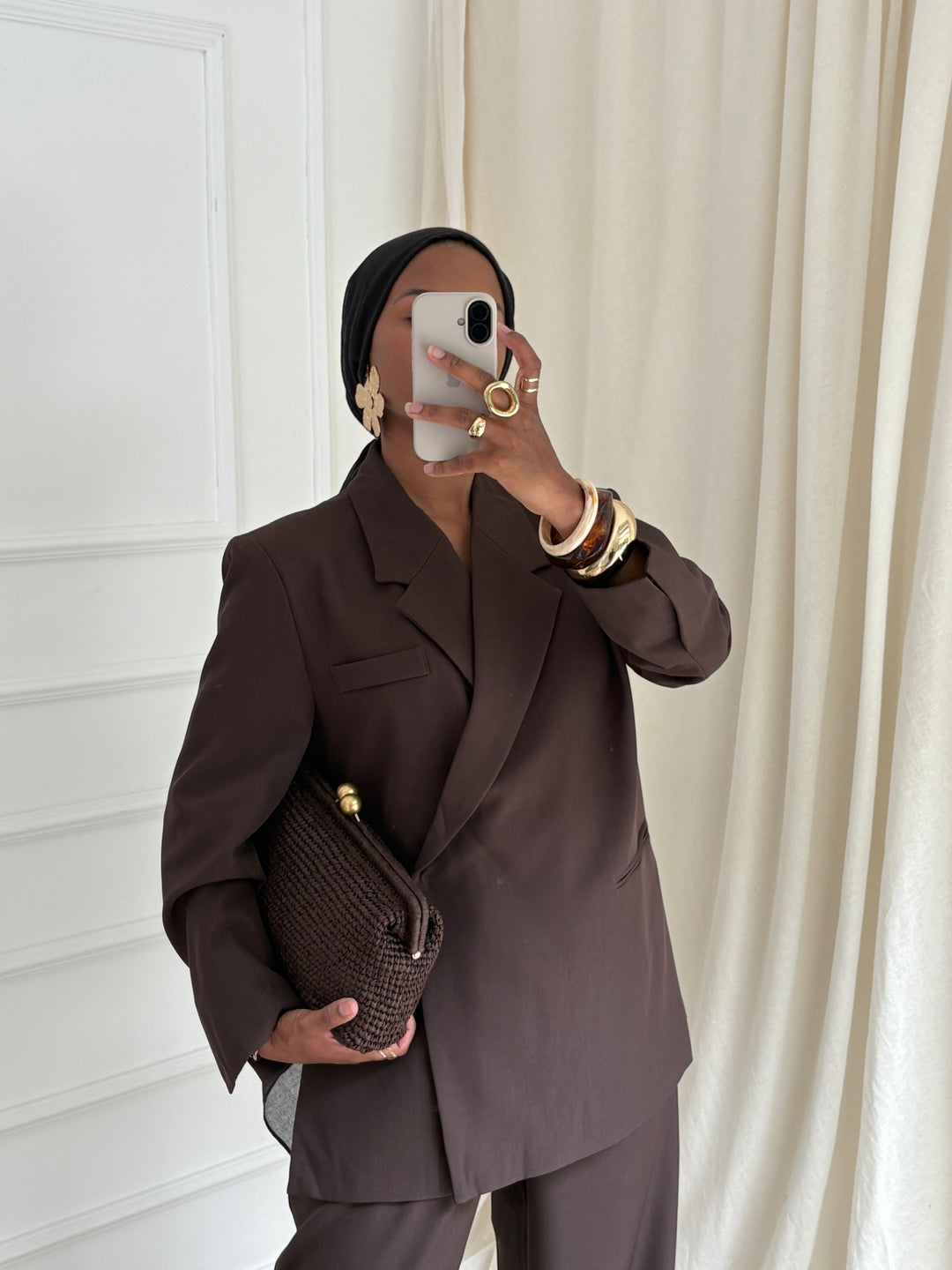 BLAZER PREMIUM MARRON FONCÉ
