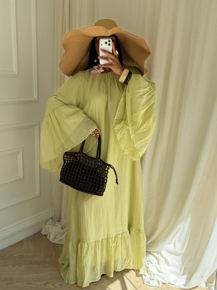 ROBE CALICIA VERT