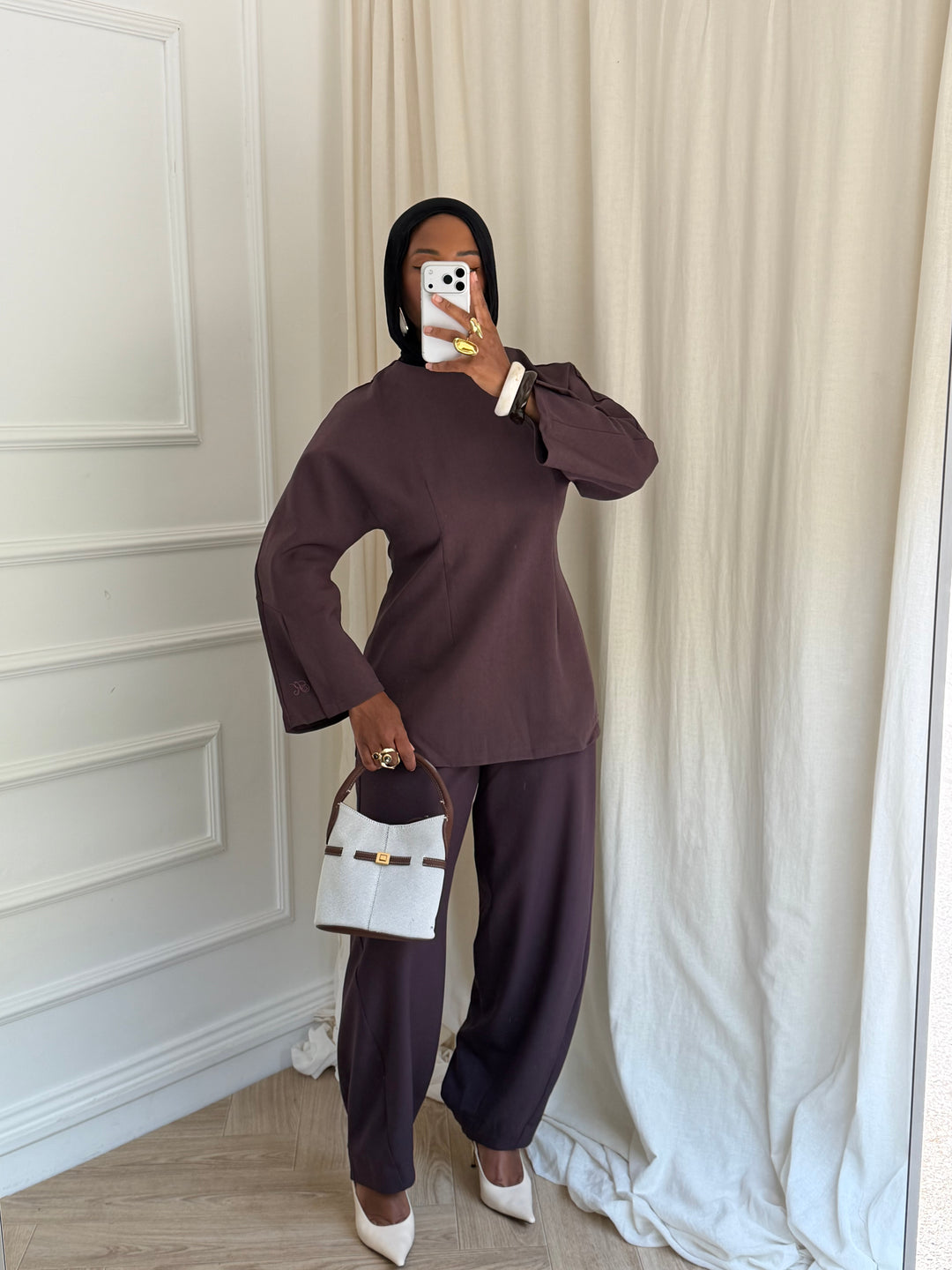 TOP LONG INTEMPOREL PLUM