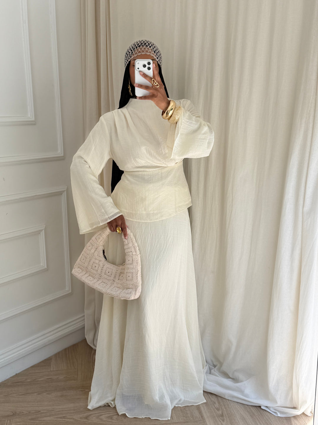 ENSEMBLE JUPE GLORIA CRÈME