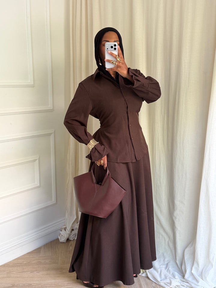 ENSEMBLE VELA MARRON