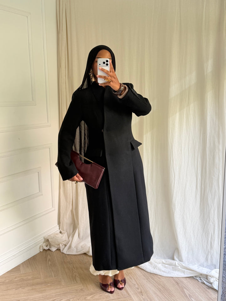MANTEAU LISE - LUXE NOIR