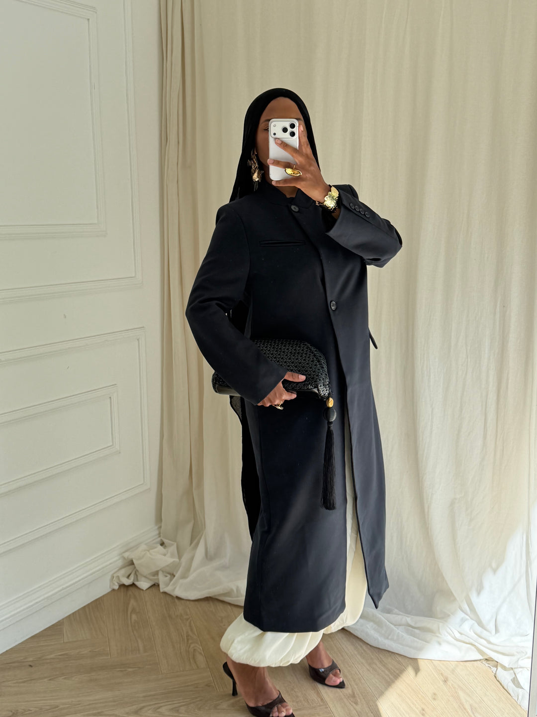 COAT LONG PREMIUM BLEU MARINE
