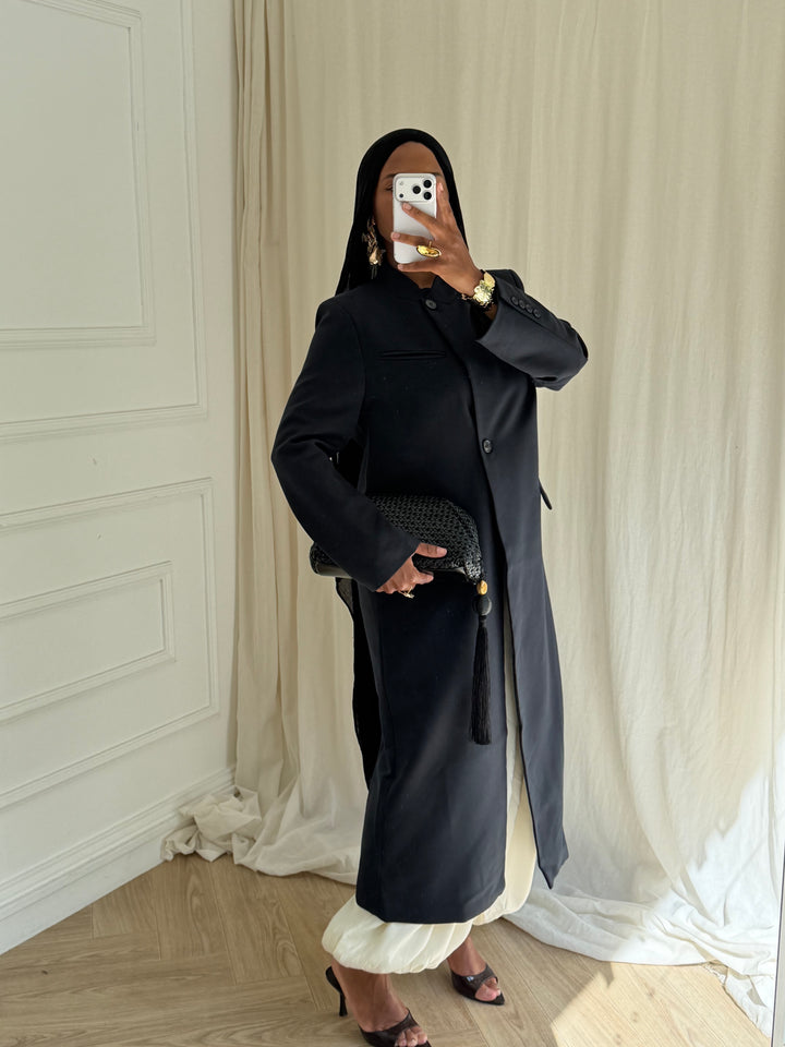 COAT LONG PREMIUM BLEU MARINE