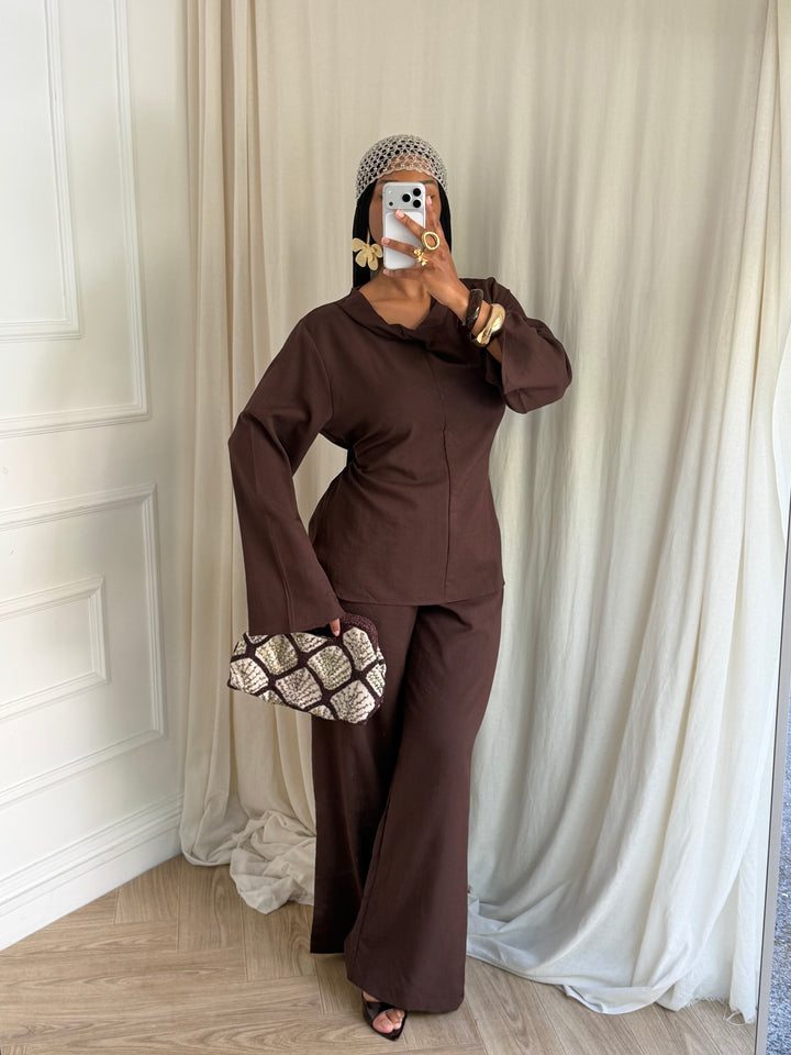 ENSEMBLE SARA CHOCOLAT