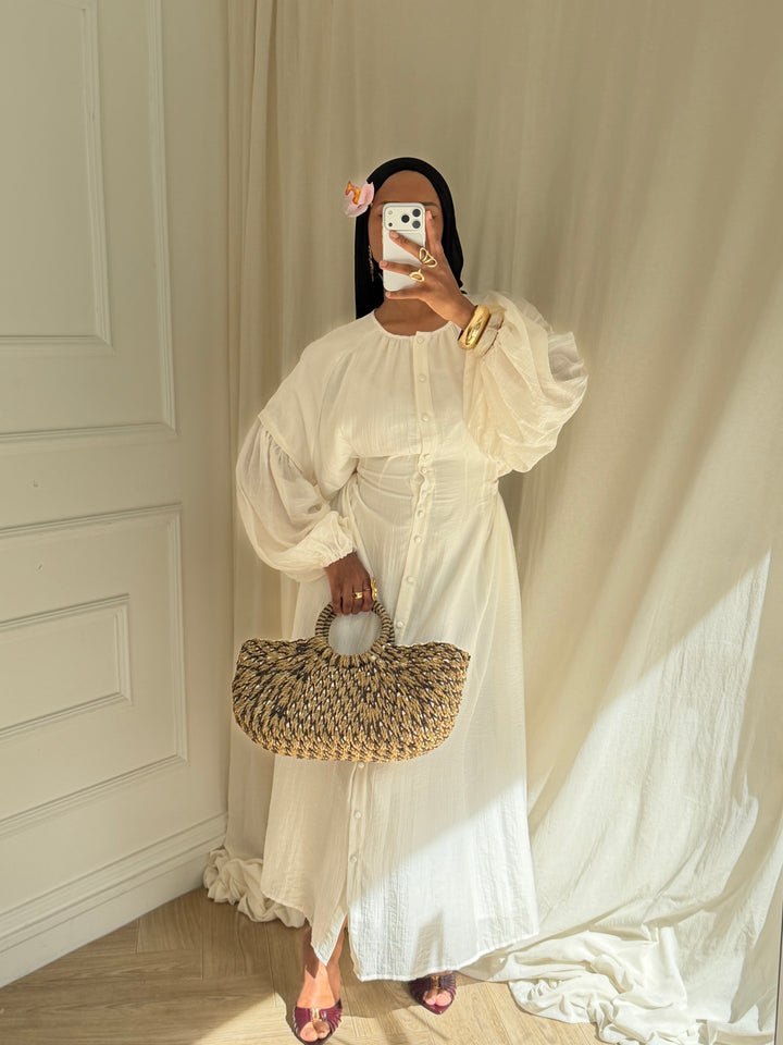 ROBE SOMALYA CRÈME