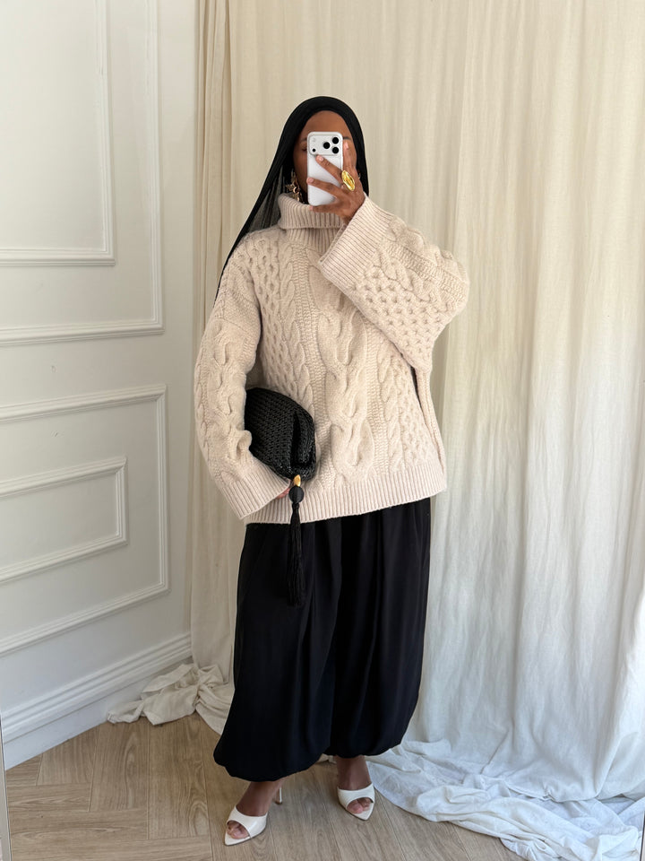 LE GROS PULL PREMIUM BEIGE