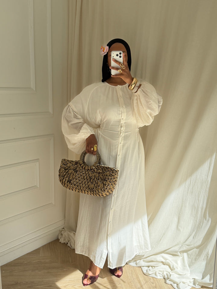 ROBE SOMALYA CRÈME