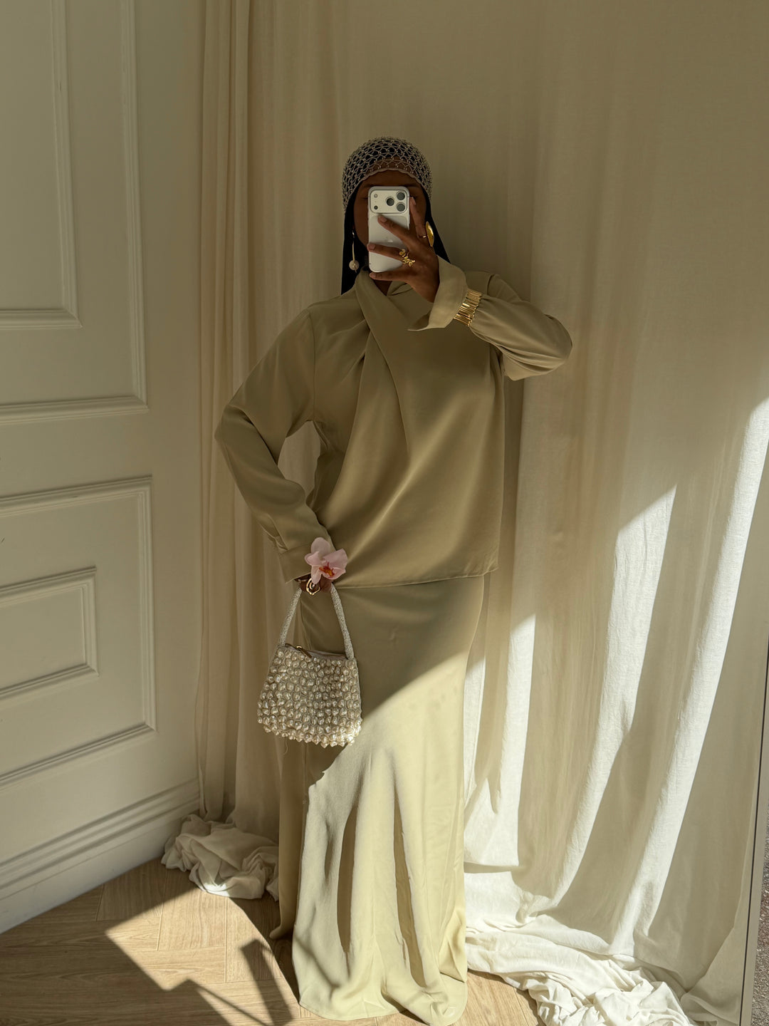 ENSEMBLE DILARA VERT AMANDE