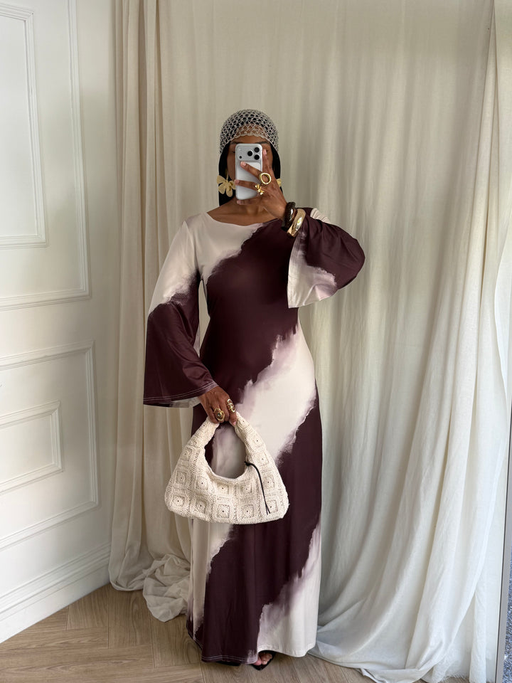 ROBE JAWAL MARRON