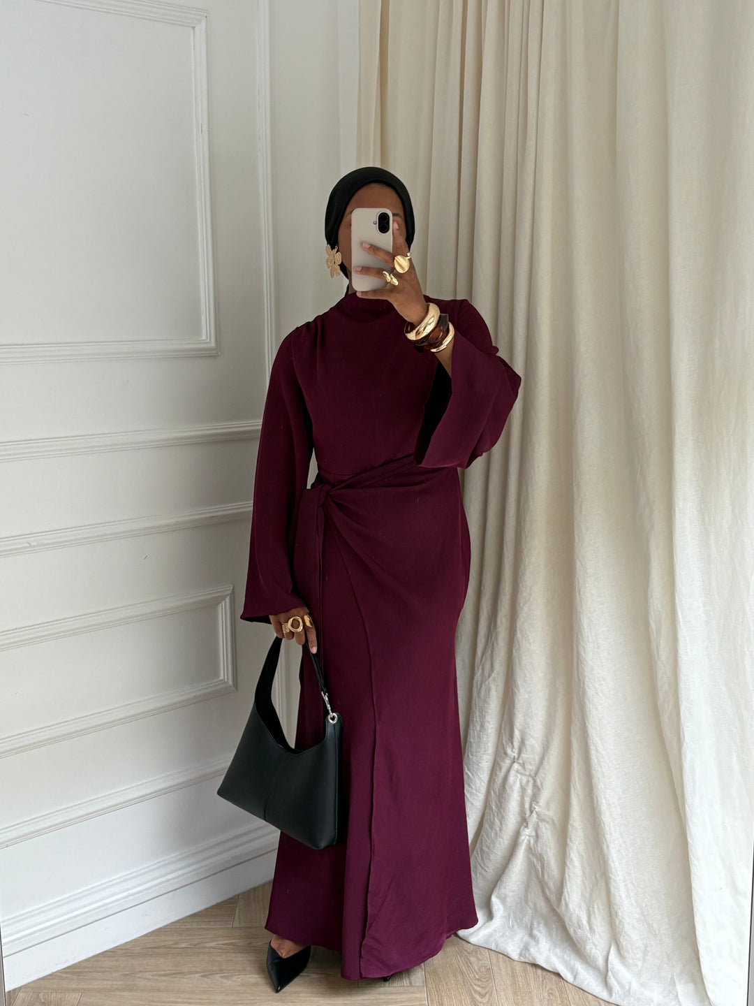 ROBE AKILA BORDEAUX