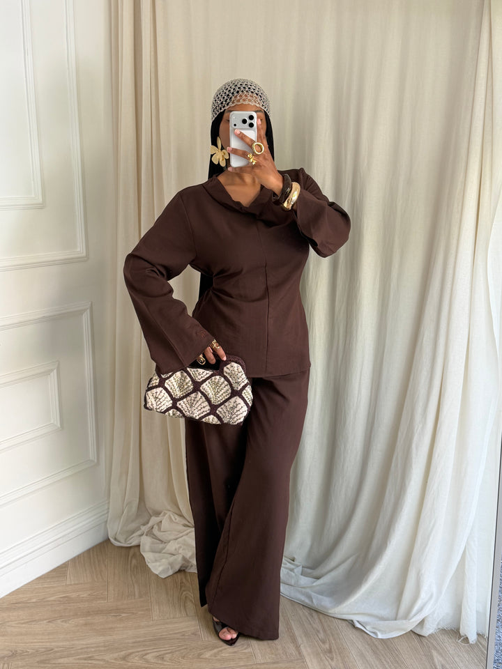 ENSEMBLE SARA CHOCOLAT