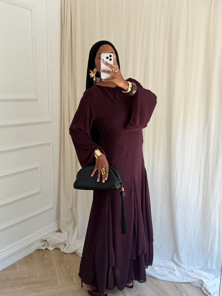 ROBE RINYA BORDEAUX