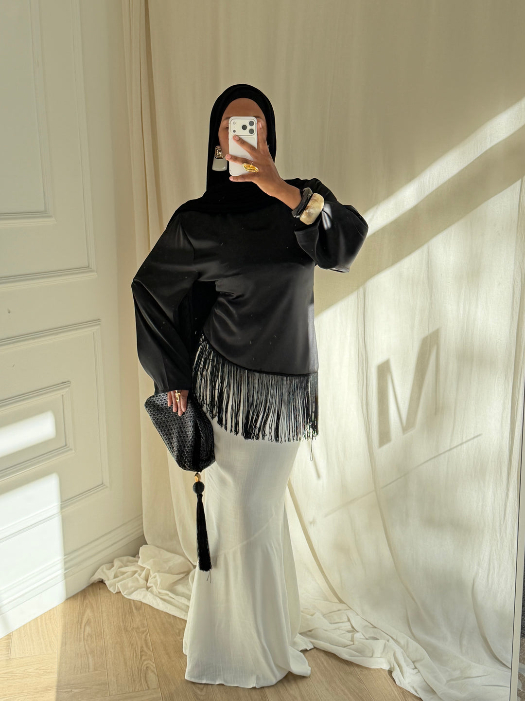 BLOUSE DOUSSAN NOIRE