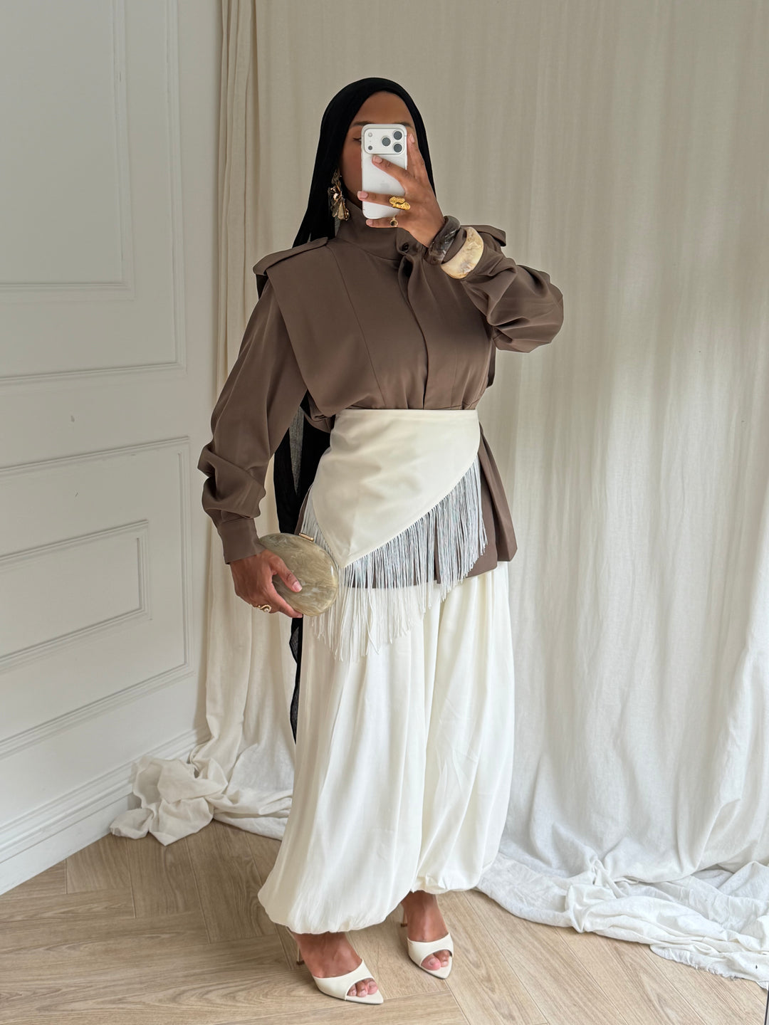 VESTE OLYA TAUPE