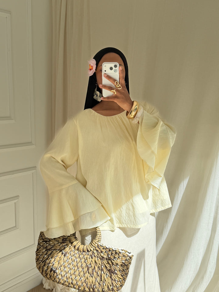 BLOUSE IRINA JAUNE
