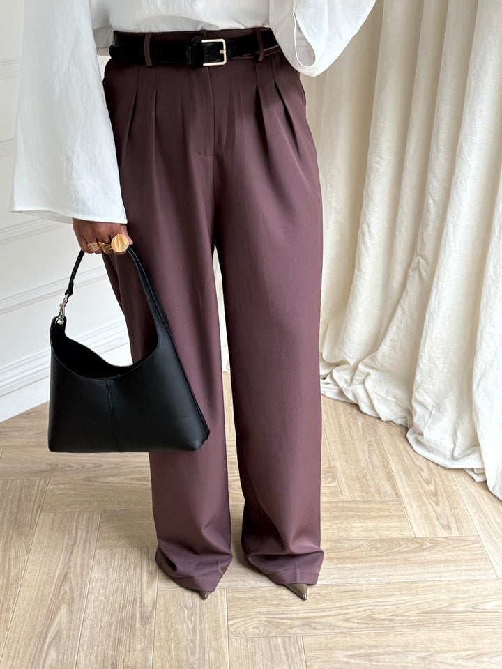 PANTALON PREMIUM TALL PRUNE