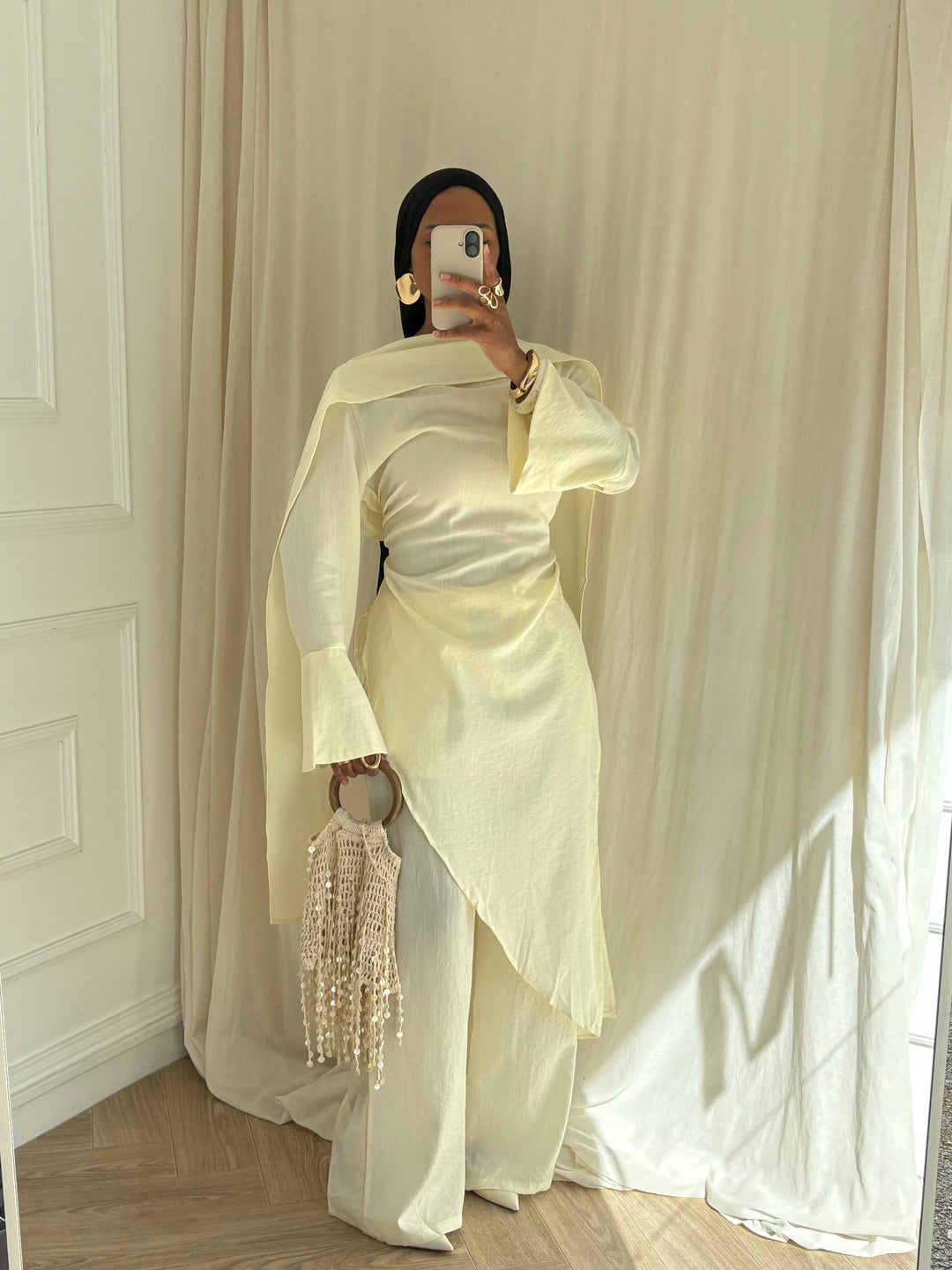 SET MAHA PANTALON JAUNE