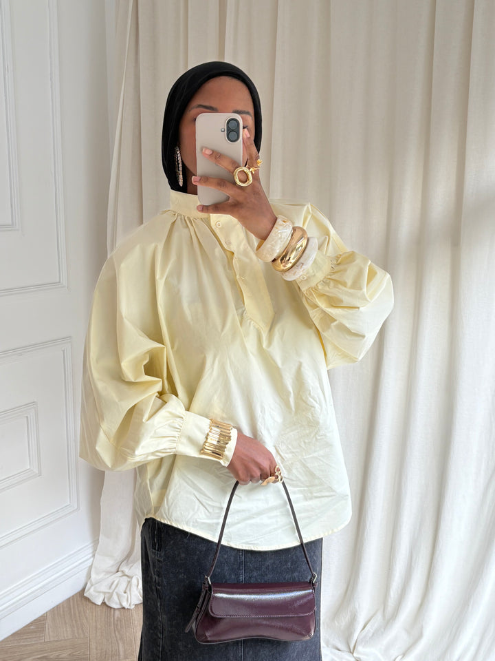 BLOUSE MIREILLE JAUNE