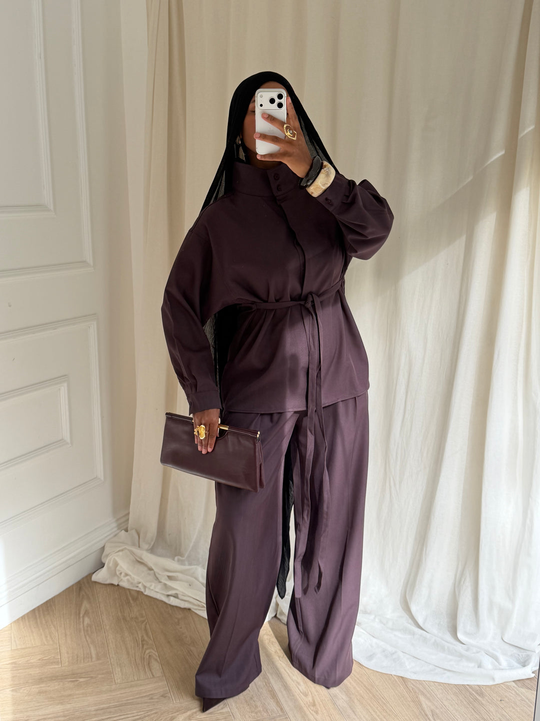 SET BLOUSE Manhattan PRUNE