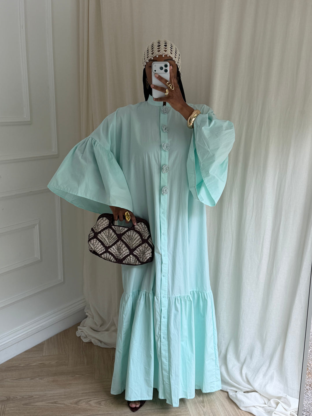 ROBE AMALIYA VERT D’EAU