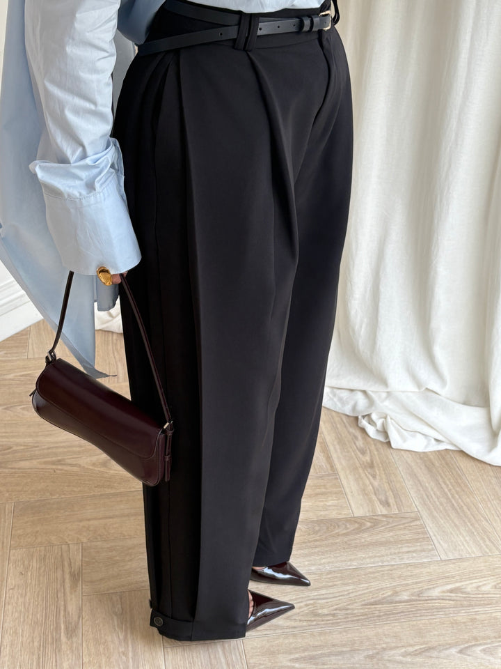 PANTALON LARGE PREMIUM NOIR