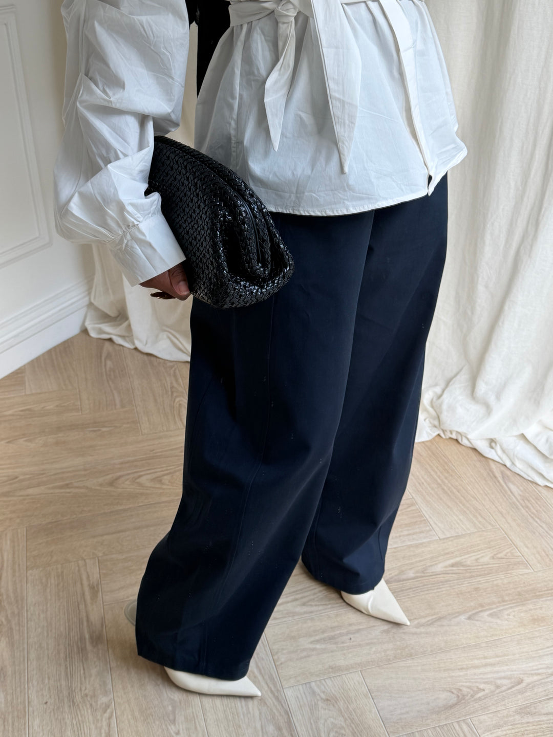 PANTALON SUURA BLEU MARINE