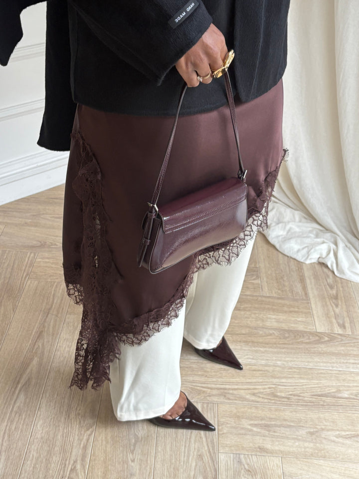 ROBE LAYERING MARRON