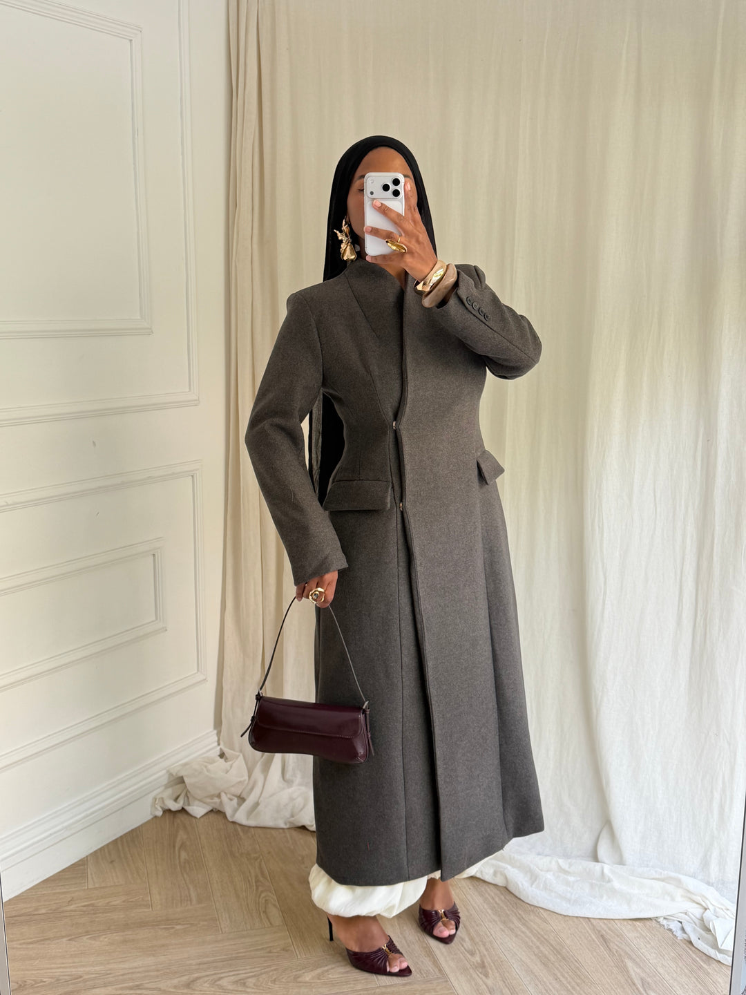 MANTEAU LISE - LUXE TAUPE