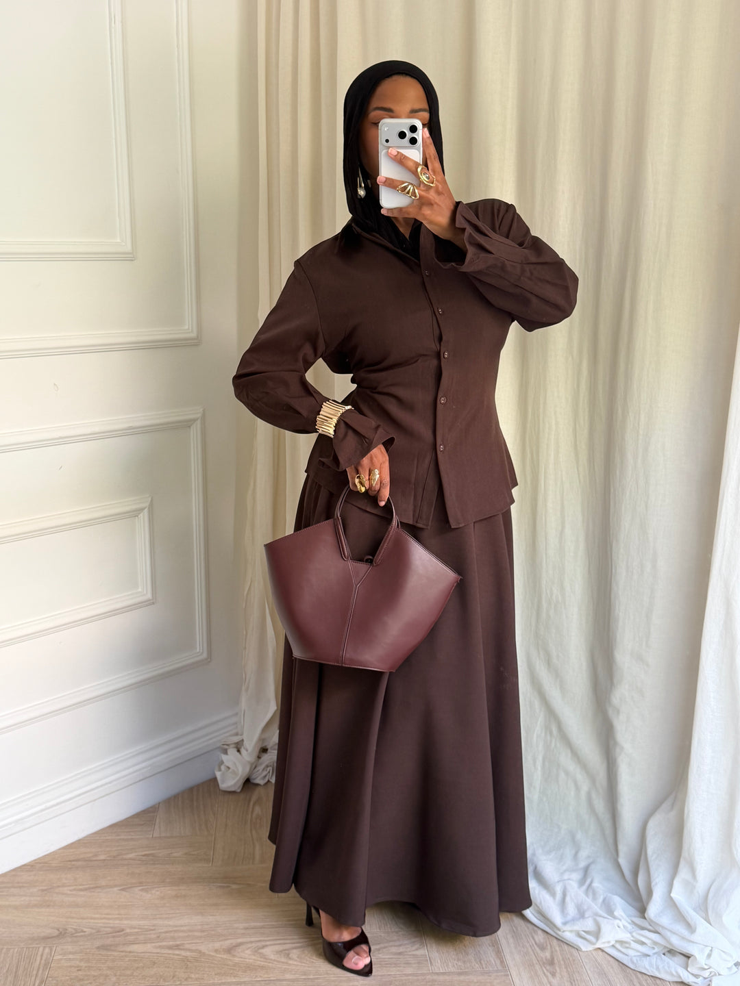 ENSEMBLE VELA MARRON