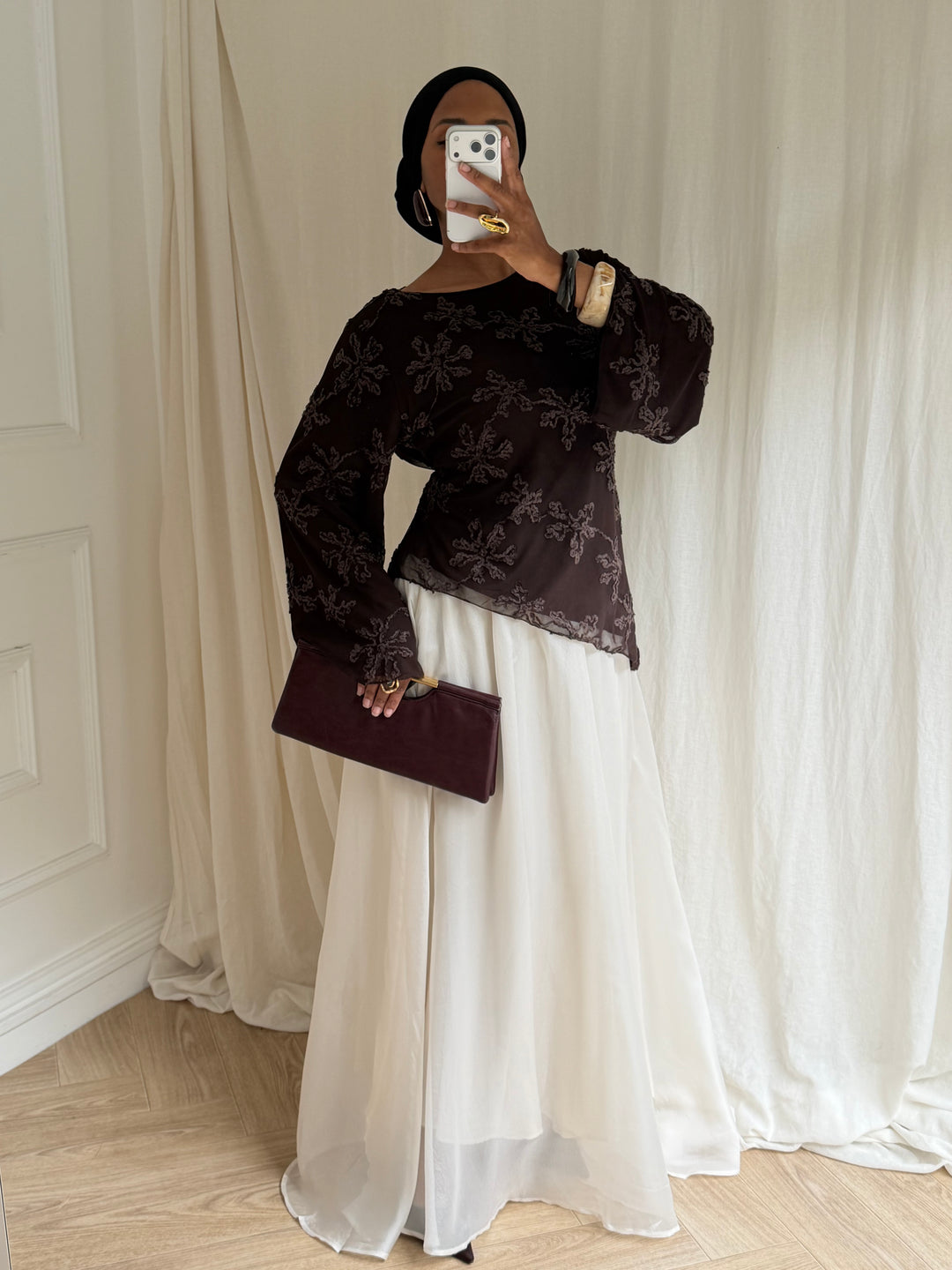 BLOUSE YARA MARRON