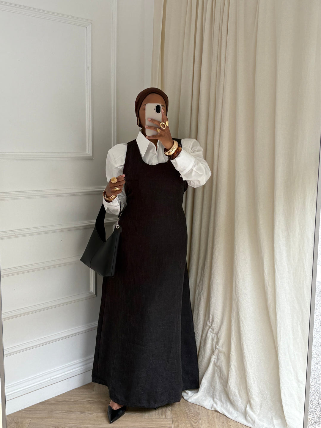 ROBE DÉBARDEUR WINTER NOIRE