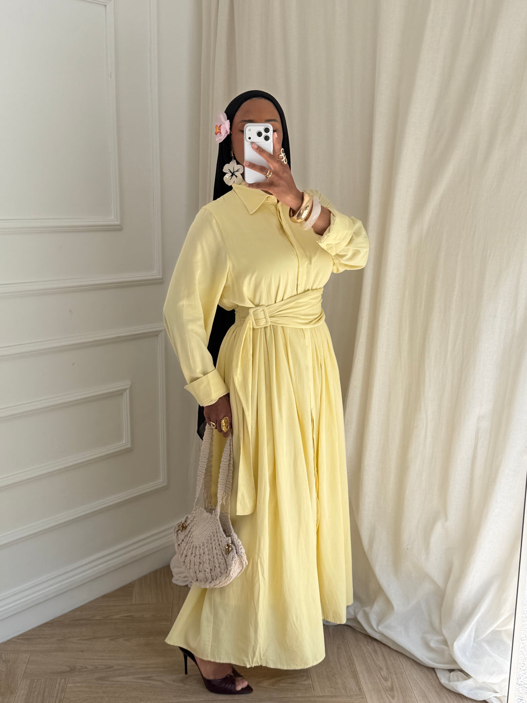 ROBE SOKONA JAUNE