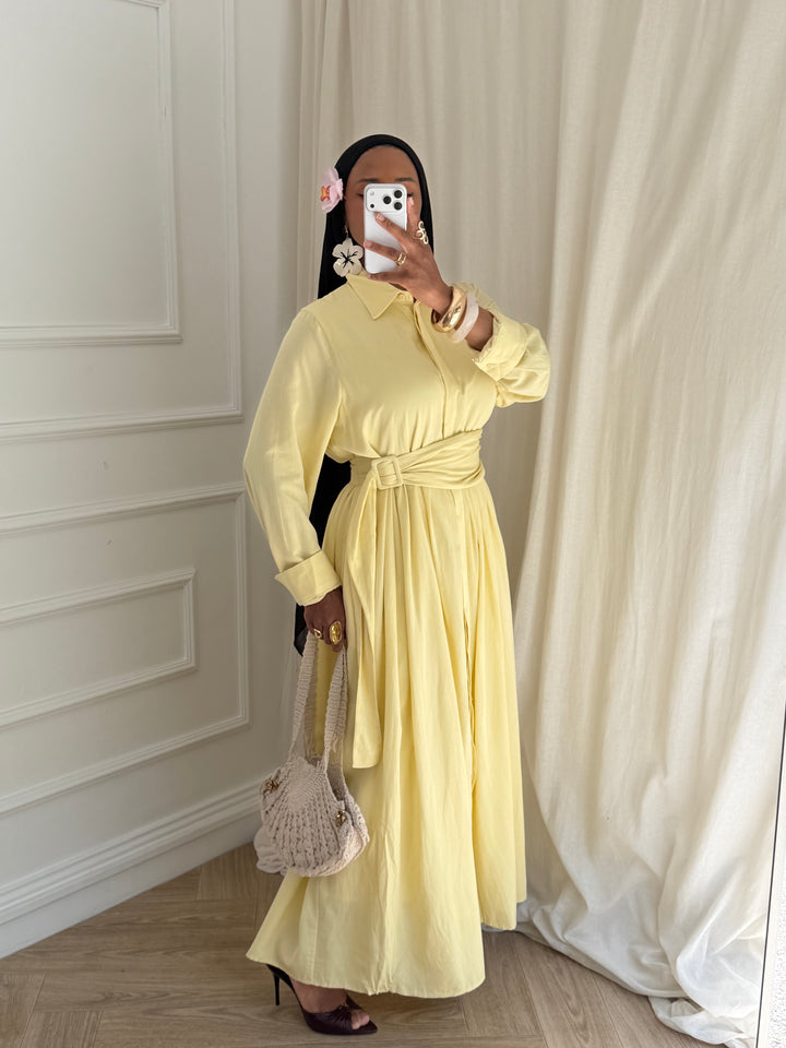 ROBE SOKONA JAUNE
