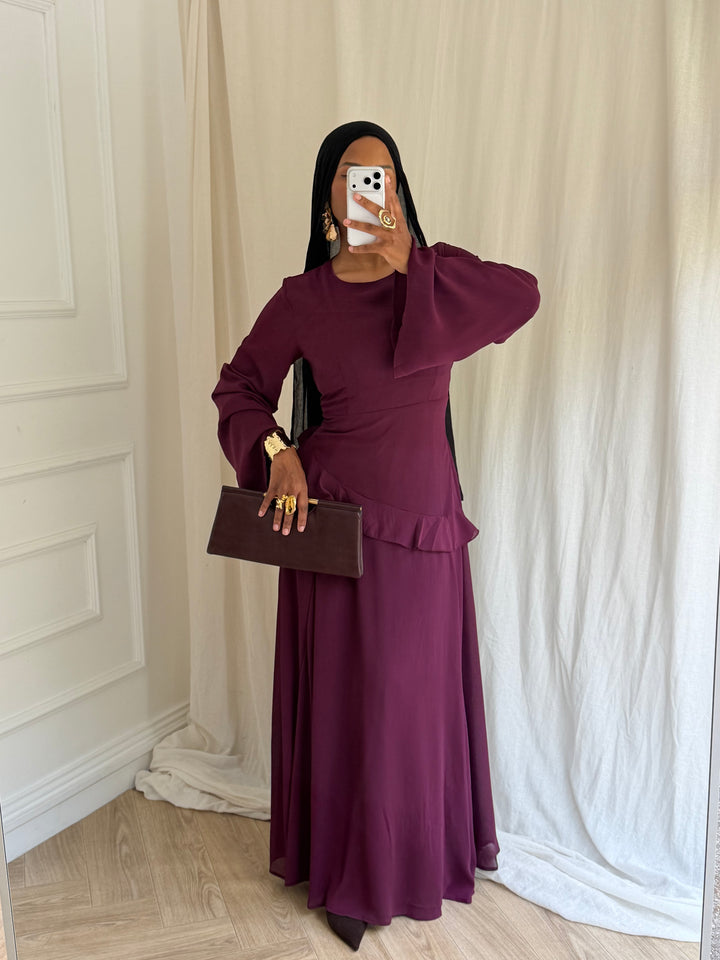 ROBE SORA BORDEAUX