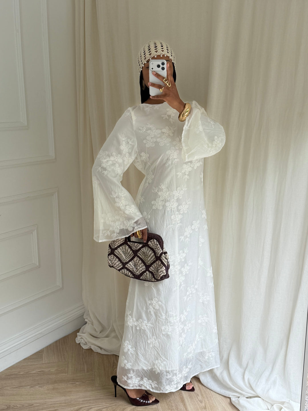 ROBE MAYAL BLANCHE