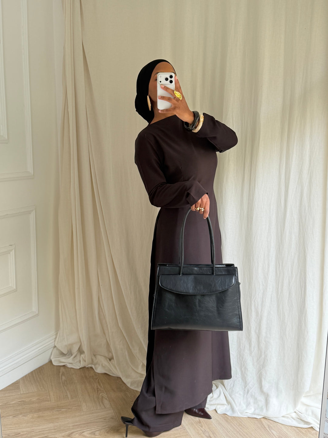 ENSEMBLE AMANA MARRON