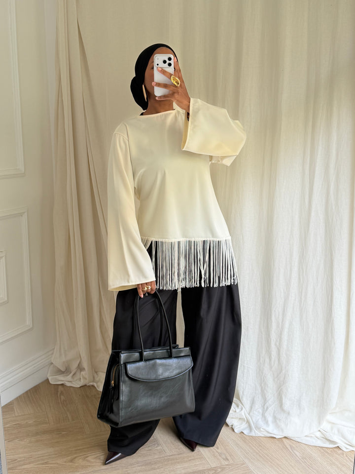 BLOUSE DOUSSAN BLANC CASSÉ