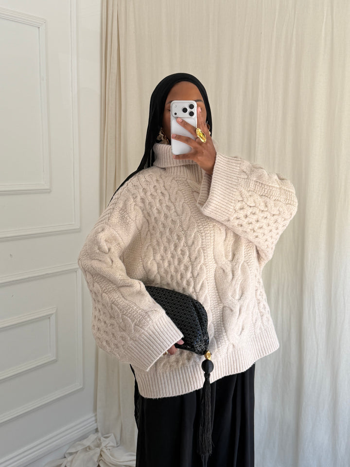 LE GROS PULL PREMIUM BEIGE