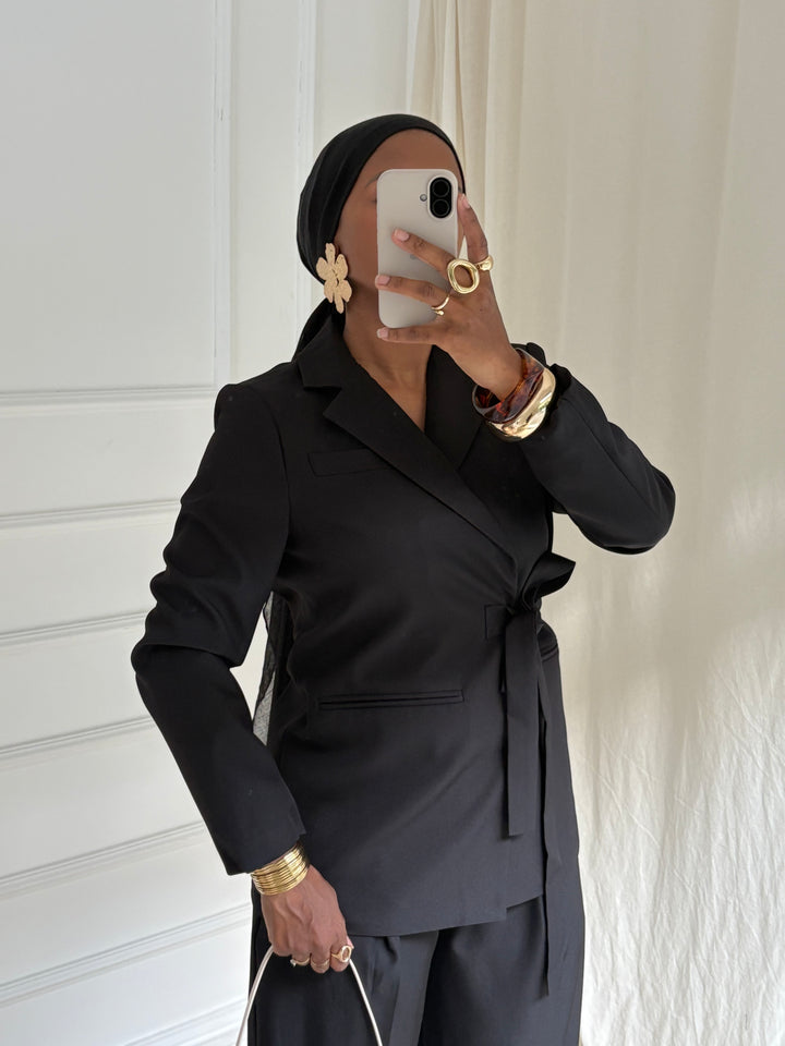 BLAZER SIDE NOIR