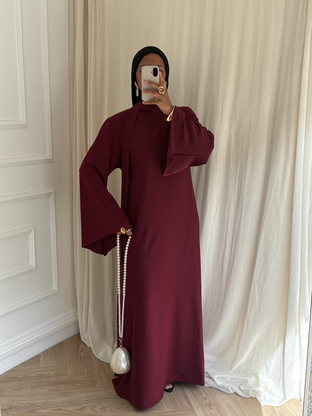 ROBE TANYA BORDEAUX