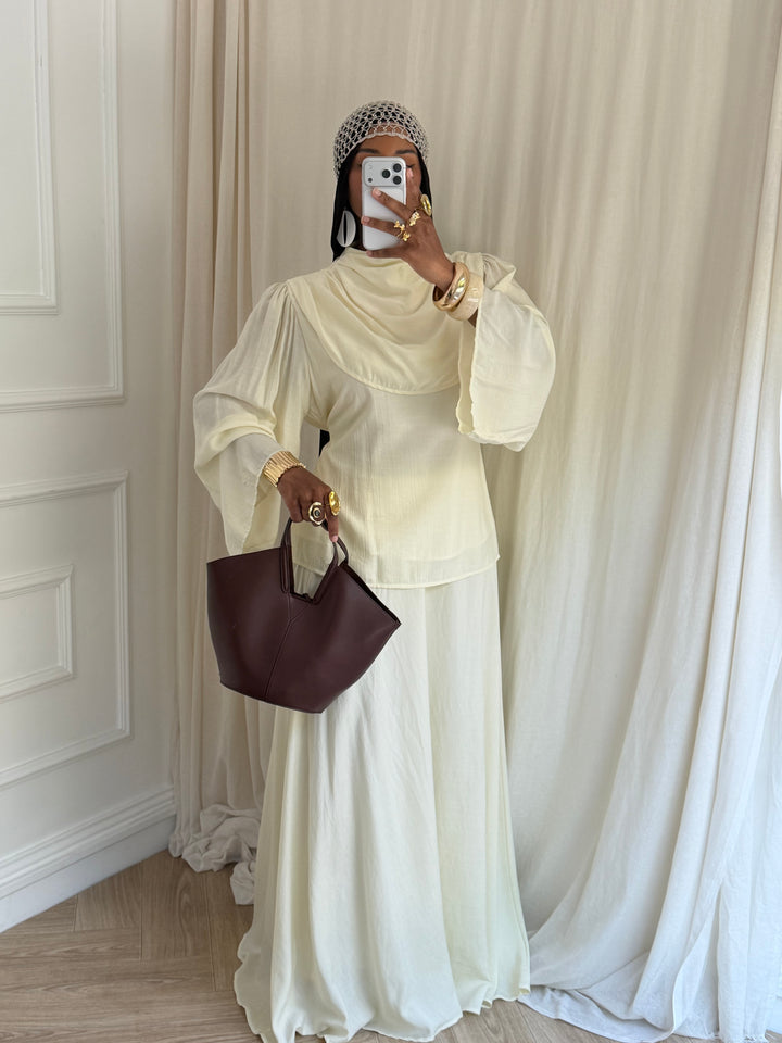ENSEMBLE HANNA CRÈME