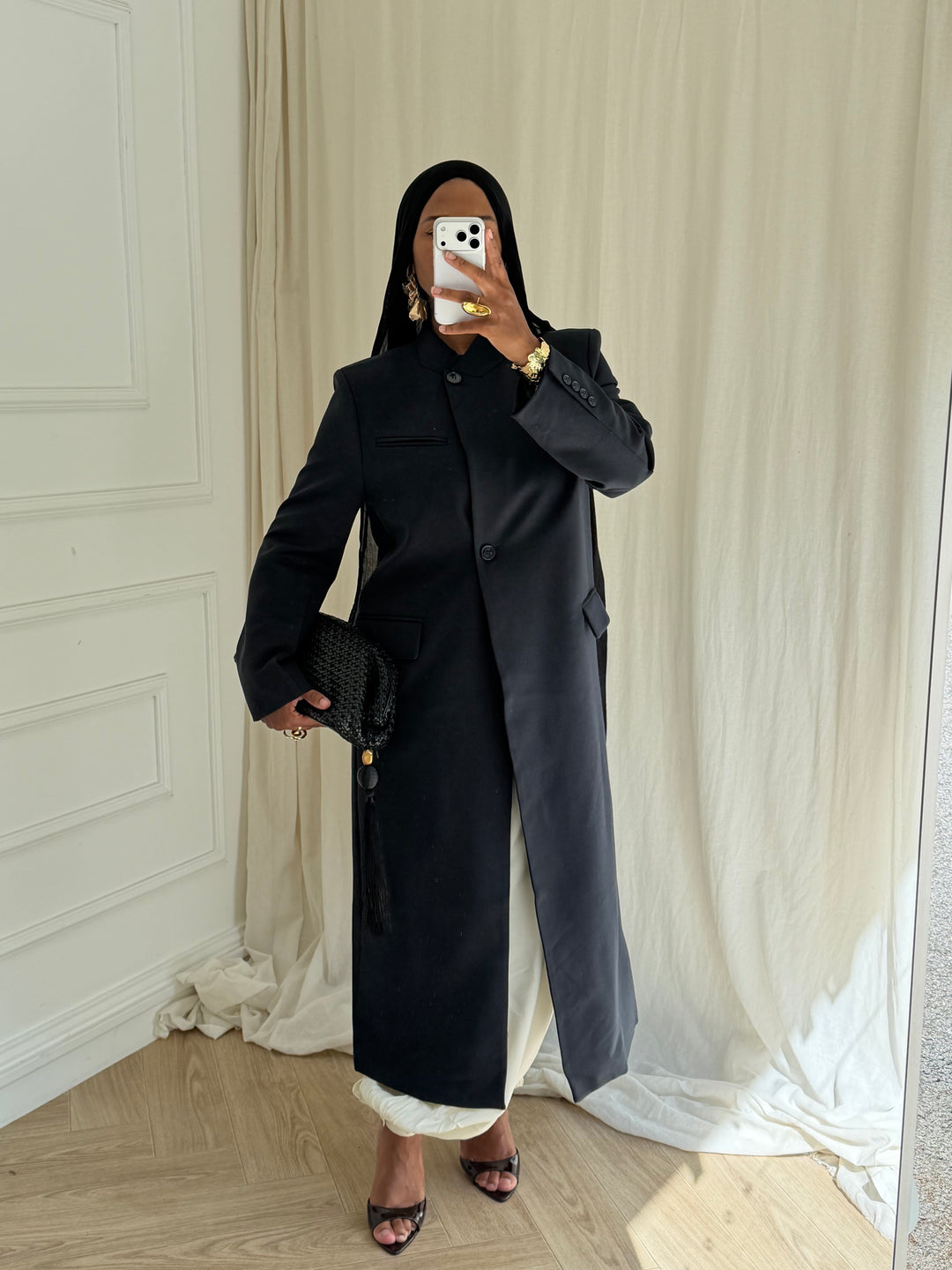 COAT LONG PREMIUM BLEU MARINE