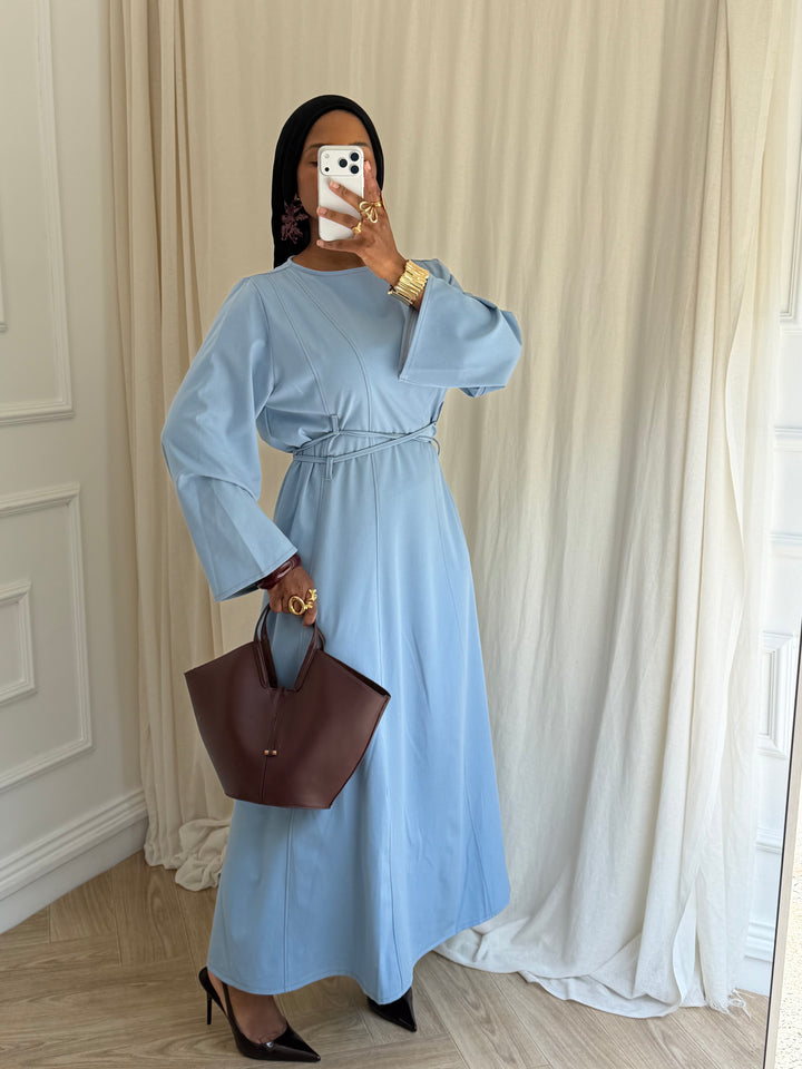 ROBE EN JEAN AJUSTABLE