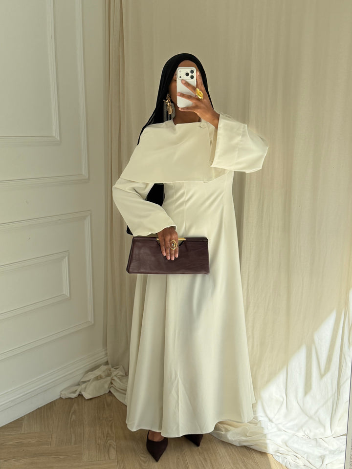 ROBE BUSHRA BLANCHE