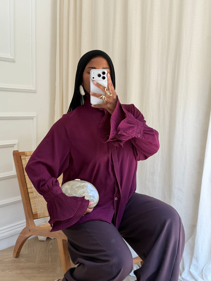 BLOUSE BOHAM BORDEAUX