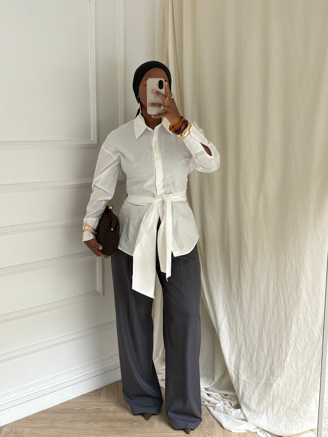 CHEMISE STRUCTURÉ BLANCHE