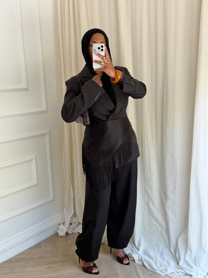 BLAZER MABILO GRIS FONCÉ