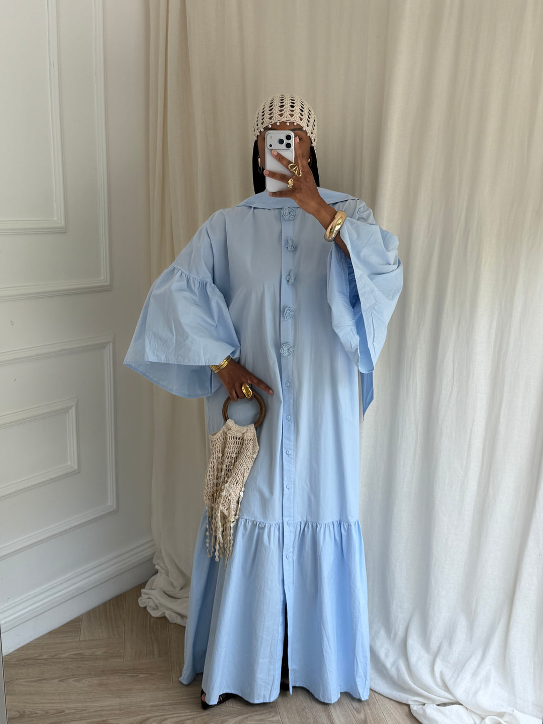 ROBE AMALIYA BLEU CIEL