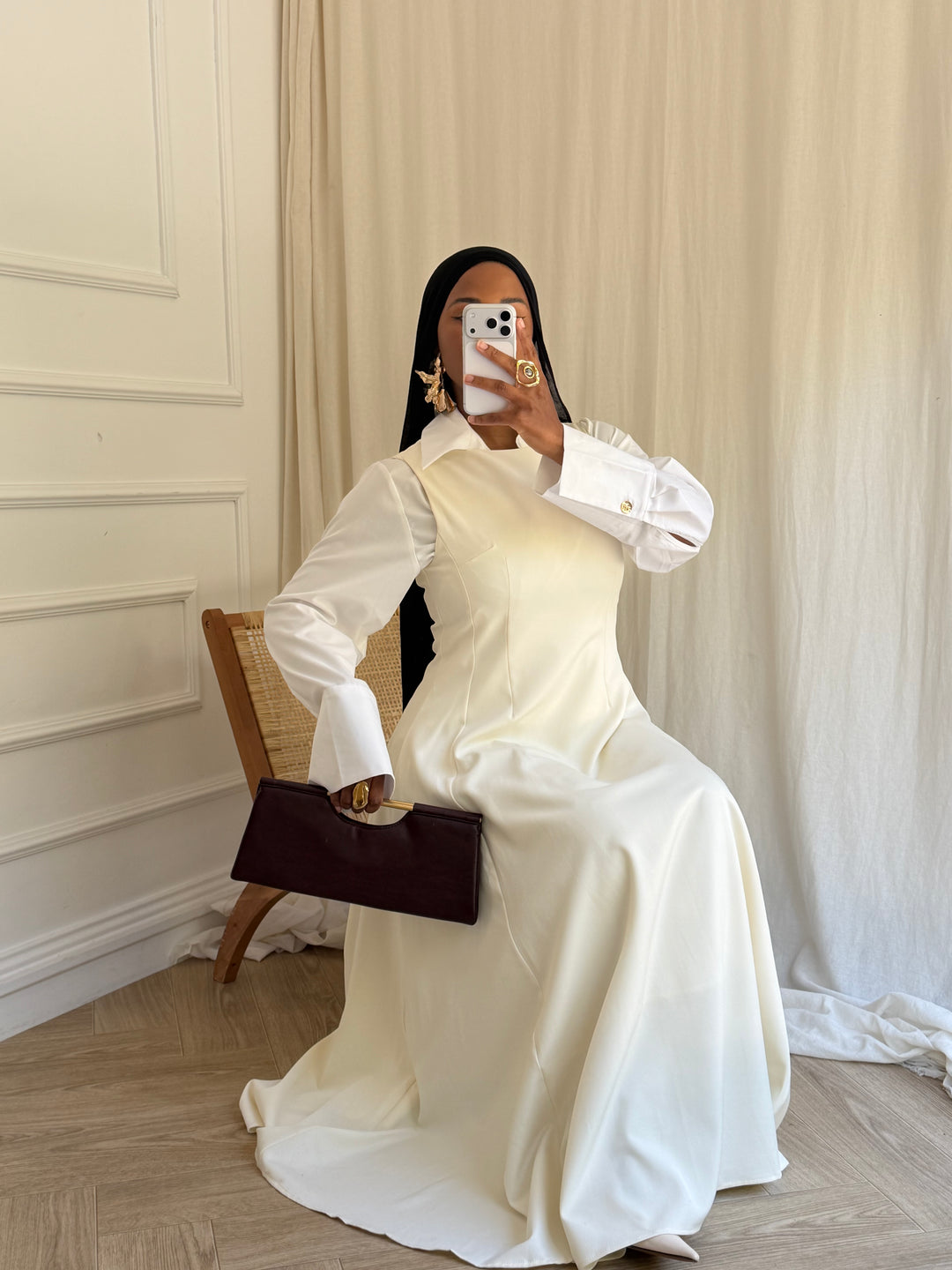 ROBE TAILLEUR CRÈME